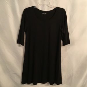 Eileen Fisher Black 3/4 Sleeve Dress